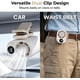 thumbnail image 3 of Ventilador clip coche aire acondicionado 360° rotación recargable parasol asidero techo, 3 of 8