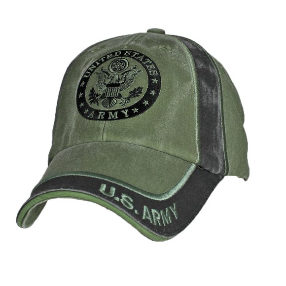 Gorra de béisbol EAGLE CREST del Ejército de EE. UU. verde oliva de algodón