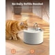 thumbnail image 3 of Fuente de agua de cerámica para gatos Kenepet de 2,2 litros con filtración de 4 etapas, 3 of 8
