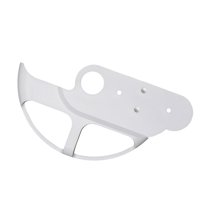 Magideal - Soporte De Amortiguador Para Scooter, Cubierta De Protección De Disco, Protege Los Discos De Freno, Protección De Disco De Freno Duradera, Antisísmica Blanco