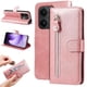 thumbnail image 3 of Funda con Cremallera para OPPO Reno 14 Pro 5G, Carcasa Cartera de Cuero PU con Soporte y Tarjetero, 3 of 5