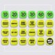 thumbnail image 5 of Juego de 2 cubos de espuma para ejercicios Skywin, color amarillo, 5 of 7