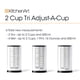 thumbnail image 3 of Taza Medidora KitchenArt 500 ml Negro/Blanco, 3 of 5