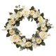thumbnail image 1 of Guirnalda De Puerta De Peonía De Flores De Seda Para Vacaciones, Manualidades O Decoración, Color Blanco, 1 of 5