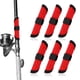 thumbnail image 1 of Cubiertas de engaño de pesca de 20 paquetes Guantes de cebo de 6 pulgadas Cubierta de gancho de pesca de escudo de engaño Vea fácilmente la guardia protectora de almacenamiento de cebo para, 1 of 3