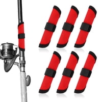 Xusx111 - Cubiertas De Engaño De Pesca De 20 Paquetes Guantes De Cebo De 6 Pulgadas Cubierta De Gancho De Pesca De Escudo De Engaño Vea Fácilmente La Guardia Protectora De Almacenamiento De Cebo Para