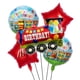 thumbnail image 1 of Globos de aluminio con forma de tren, 5 unidades, para decoración de fiestas de cumpleaños infantile, 1 of 5