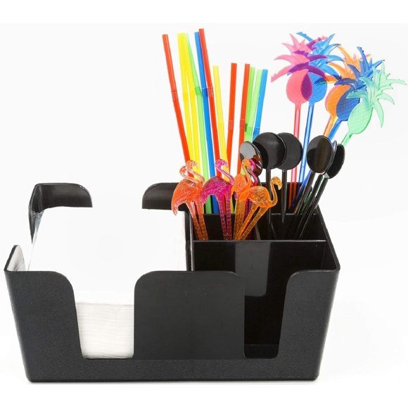 Organizador para Bar Trendy Bartender 6 Compartimentos Negro