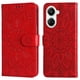 thumbnail image 1 of Funda tipo cartera FOXDOCK para Huawei Nova 10 SE , diseño girasol en relieve, cuero PU, cierre magnético, soporte y tarjetero, 1 of 5