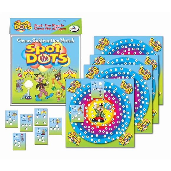 Juego educativo TaliCor Spot The Dots Suma y resta: resta