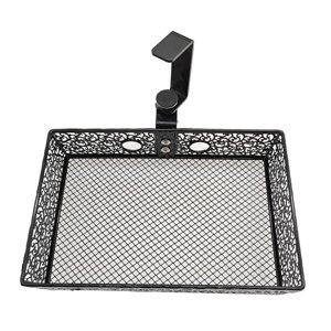 Bothyi - Organizador De Almacenamiento Debajo Del Escritorio Soporte Giratorio Con Abrazadera De Metal Soporte Estacionario Negro