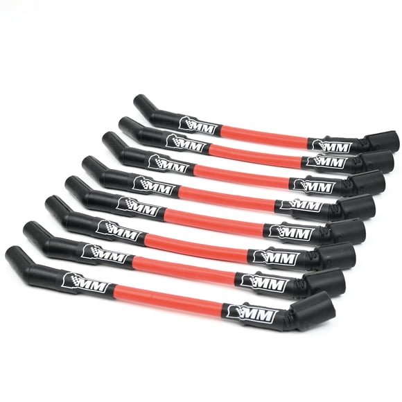 Cables de Bujía Michigan Motorsports 25 cm Rojo 10 mm