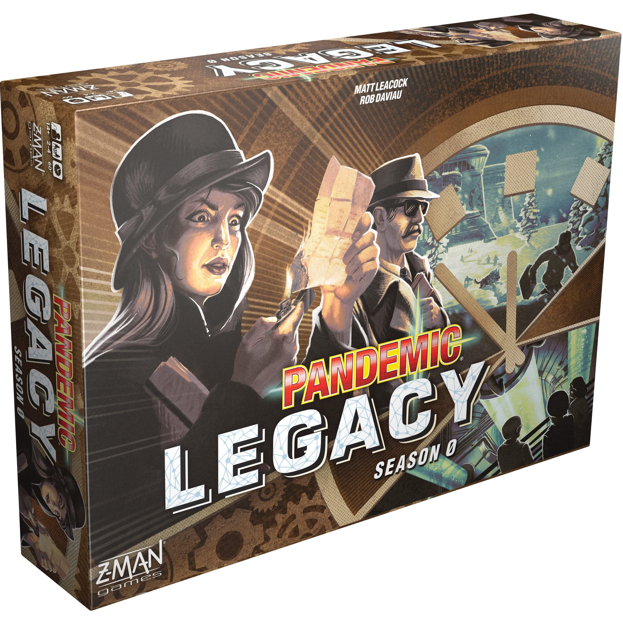 Juego De Mesa Pandemic Legacy Temporada 0 Z-man Games Adultos 14+