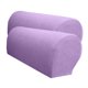 thumbnail image 4 of Juego De 2 Fundas De Reposabrazos De Sofá De Franela Impermeables Para Muebles, Morado, 4 of 5
