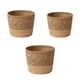 thumbnail image 5 of Cesta Tejida Para Macetero, Cestas De Almacenamiento Ornamentales Para Almacenamiento De Picnic En El Jardín, 3 Uds., 5 of 5