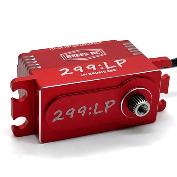 Servo REEFS RC 299LP sin escobillas resistente al agua rojo