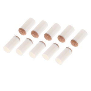 Ioensy - 10 Puntas Universales Para Taco De Billar, Cabezal Para Taco De Billar, Virolas Para Taco De Billar, 13Mm, Marrón