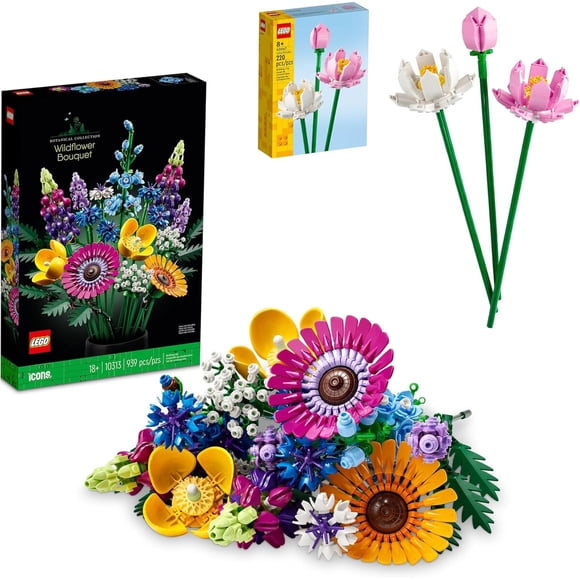 LEGO Ramo Flores Silvestres y Flor de Loto Botanicals Set