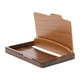 thumbnail image 1 of Tarjetero de madera, estuche para tarjetas de presentación, caja para tarjetas, sencillo, organizador de tarjetas de presentación, portátil, resistent, 1 of 5