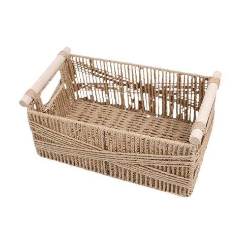 Bothyi - Cesta De Inodoro Rectangular Decorativa Para Café, Maquillaje, Joyas, L