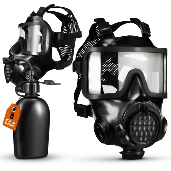 Máscara antigás MIRA SAFETY CM-8M de cara completa CBRN con cantimplora