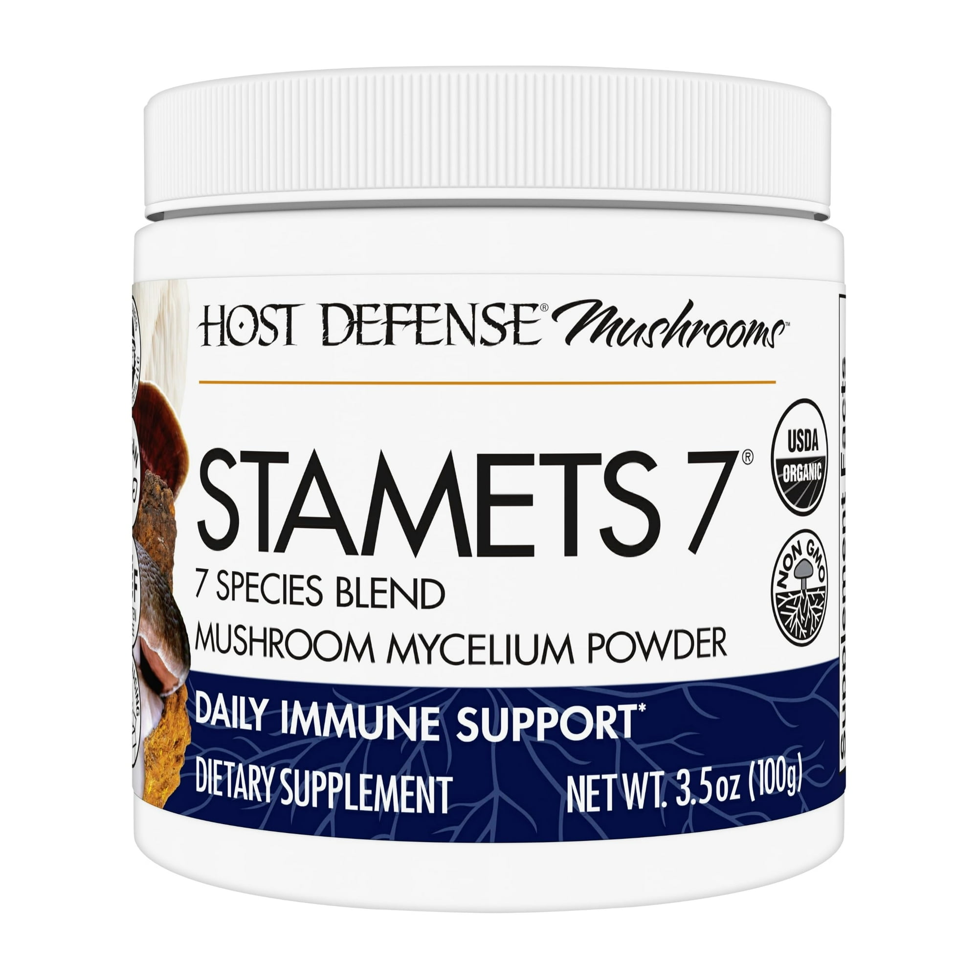 Suplemento de hongos Host Defense Stamets 7 100 ml Immune | Lider