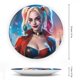 thumbnail image 2 of Plato Decorativo de Porcelana Fina Harley Quinn 15 cm, 2 of 6