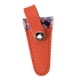 thumbnail image 1 of Estuche Para Tijeras De Manualidades, De Cuero Sintético, Para Coser Y Bordar, Color Naranja, 1 of 5