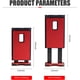 thumbnail image 2 of Soporte para navegador en el respaldo del asiento del coche - ajuste flexible universal de 360 grados, soporte estable para teléfono móvil, compatible con la mayoría de los coches-Rojo, 2 of 7