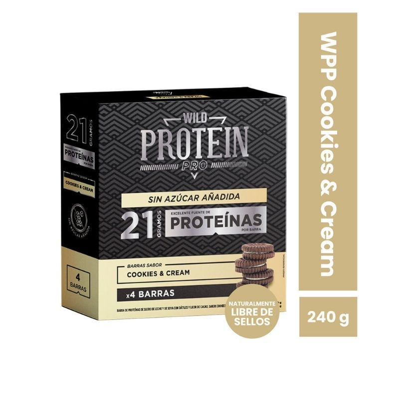 Barra Wild Protein Pro Cookies&cream 4 Un
