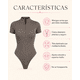 thumbnail image 5 of Body Mujer Ajuste Seguro y Moldeador Mangas Cortas Cierre Delantero, 5 of 6
