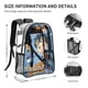 thumbnail image 3 of Rusty Rivetsmochila Transparente Temática Resistente Y Duradera Bolsa See through Para Trabajo Deporte Universidad Y Viaje 31 × 43 Cm, 3 of 6