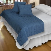 Mallorca - Piecera Con Fundas Sk Victoriana Blue Reversible