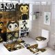 thumbnail image 1 of Juego de Cortina de Baño Desmarcar Bendy y la Máquina de Tinta 4 Piezas, 1 of 6