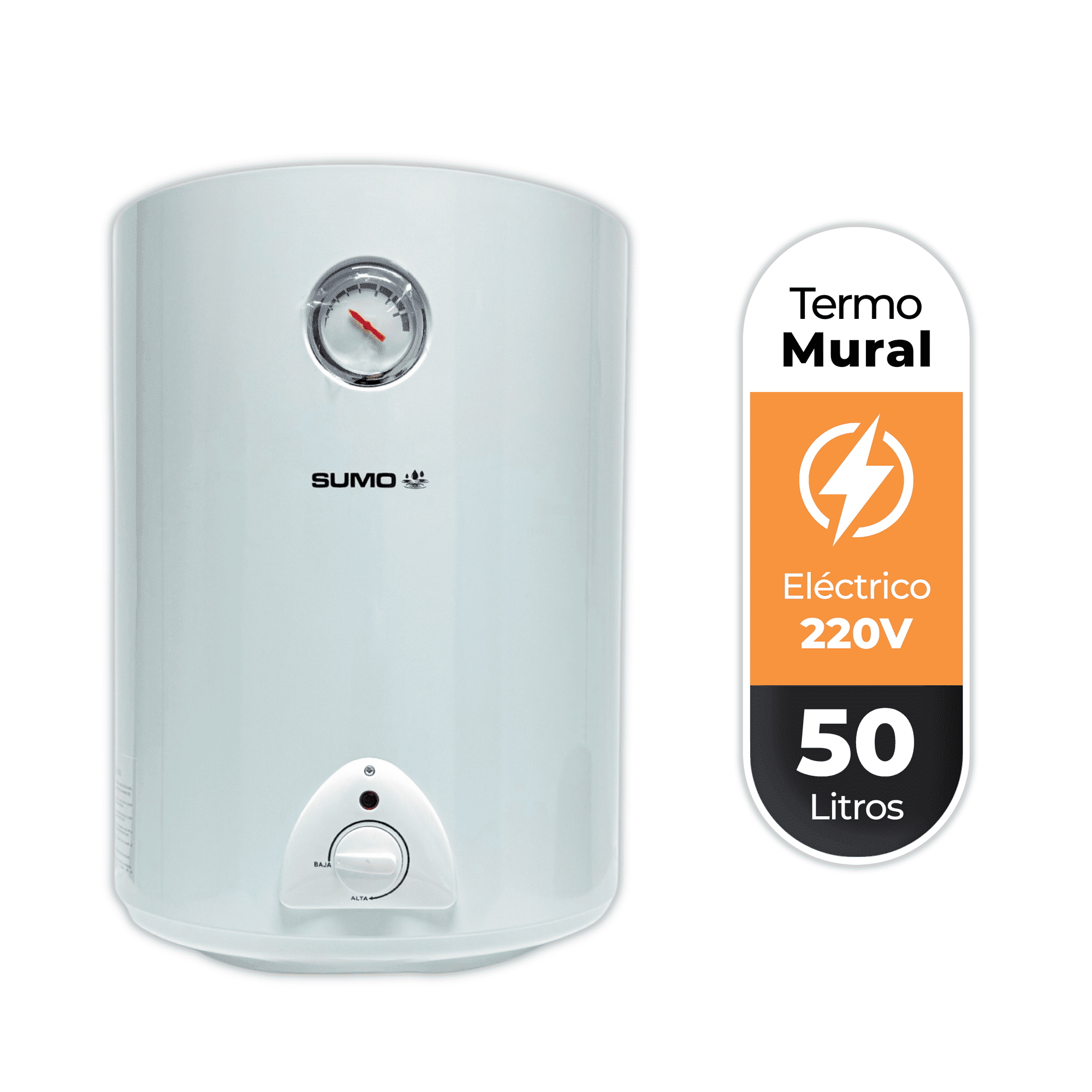 Sumo - Termo Eléctrico Mural 50 Litros 1500 W