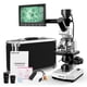 thumbnail image 1 of Microscopio EDKIE 40X-2500X con aumento y pantalla LCD de 7 pulgadas, 1 of 7