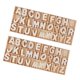 thumbnail image 2 of 2set / 156Pieces Craft Letras De Madera, Alfabeto De Madera Natural - Con Bandeja De Almacenamiento, 2 of 6