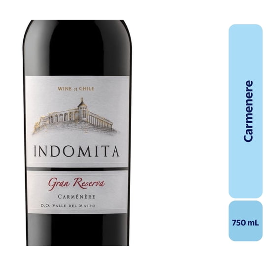 Vino Carménère Botella 750 mL Indomita