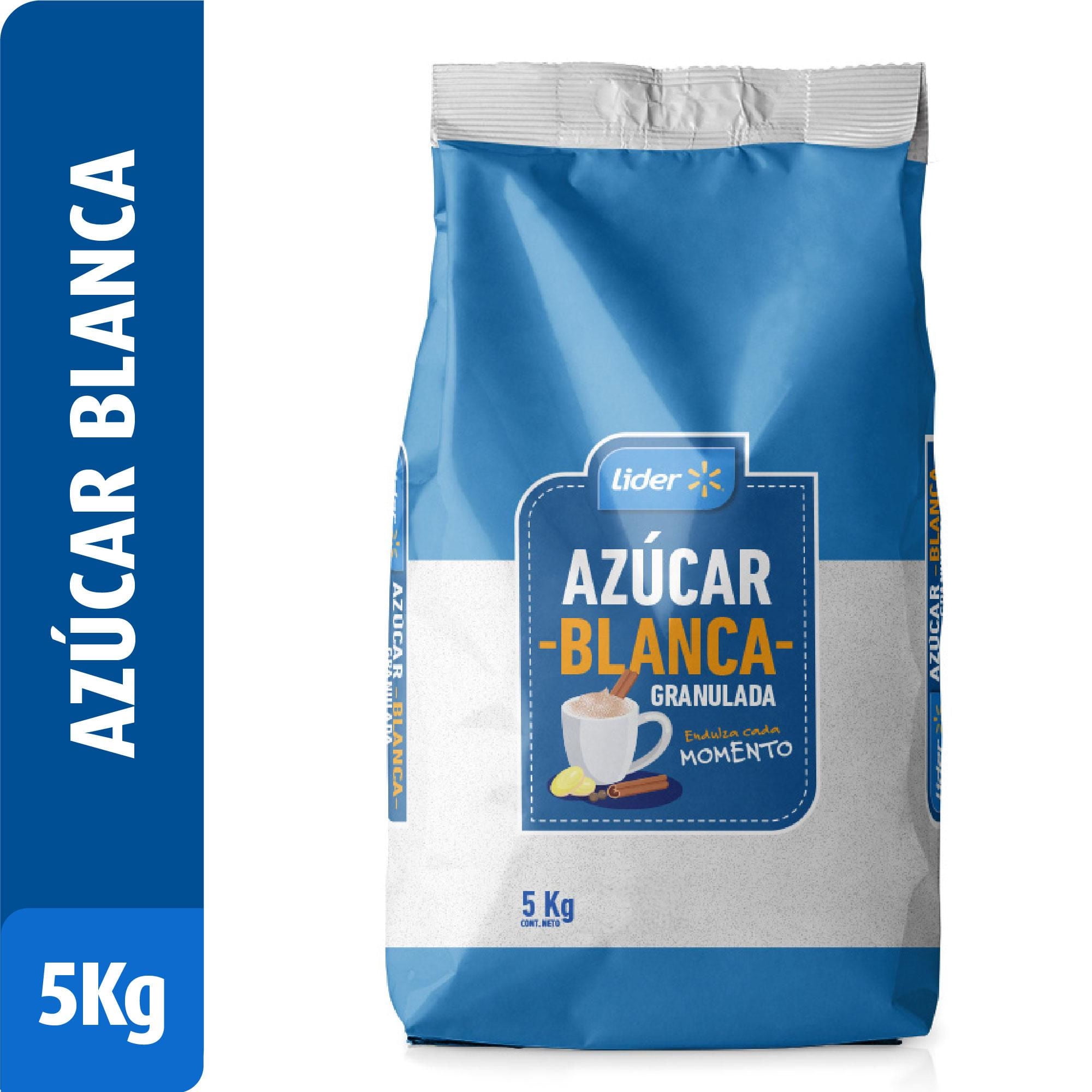 Azúcar Blanca Granulada Bolsa 5 kg Lider