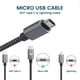 thumbnail image 2 of Cable micro USB RAMPOW [paquete de 2 paquetes/1 m] QC 3.0 de carga y sincronización rápidas, 2 of 7