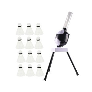 Ioensy - Máquina De Servicio De Bádminton, Juego Deportivo, Entrenador De Bádminton Para Adultos Y Niños, Interior Con 12 Bádmintons