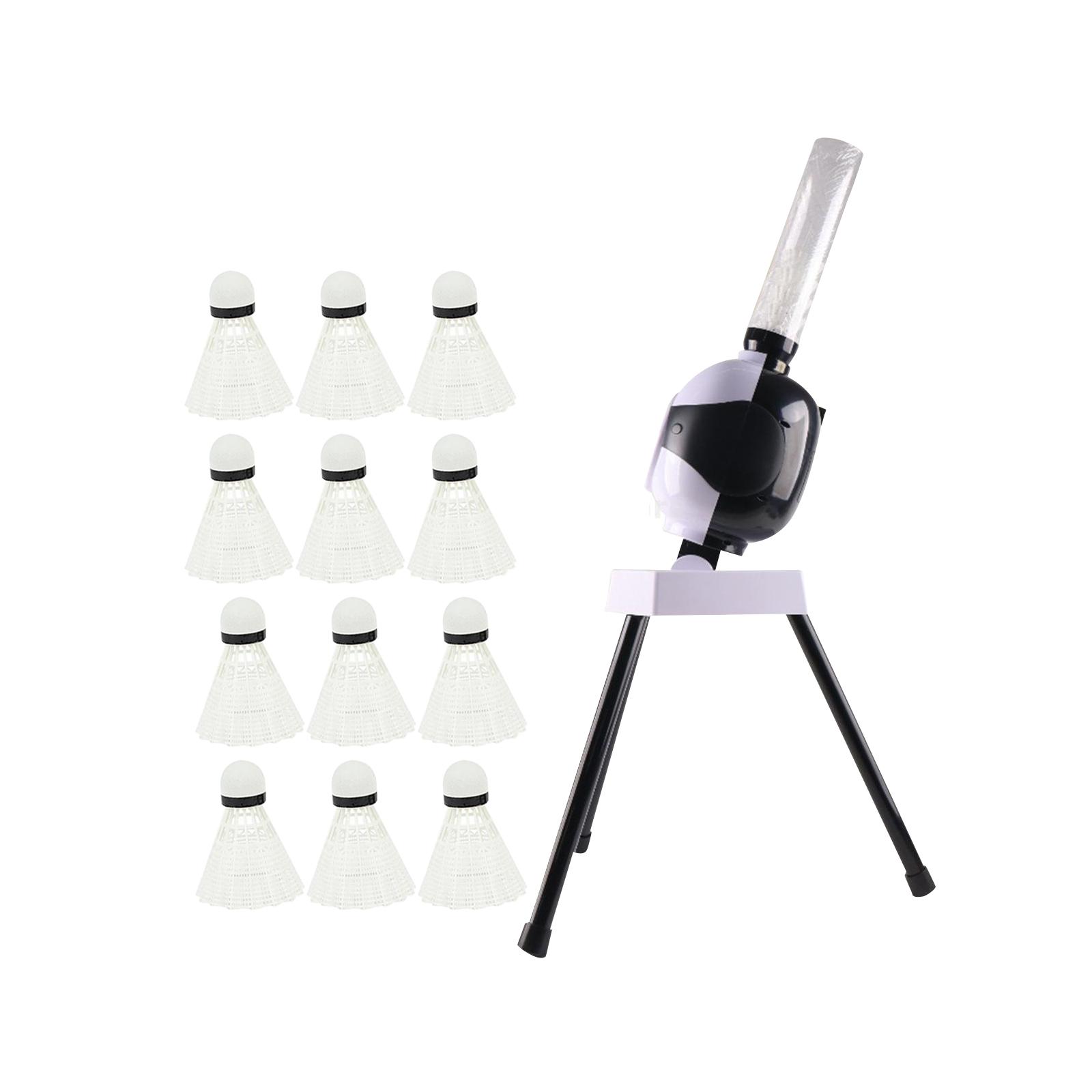 Ioensy - Máquina De Servicio De Bádminton, Juego Deportivo, Entrenador De Bádminton Para Adultos Y Niños, Interior Con 12 Bádmintons