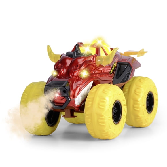Monster Truck DICKIE TOYS Flaming Fire 25 cm con Efecto Vapor