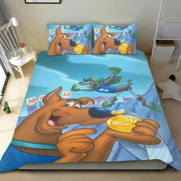 Risa-Olimpiadas Conjunto de sábanas temático, trío de piezas, cómodo y amigable con la piel, diseño único, regalo de decoración para el hogar para familiares, amigos y fans,135cm *200cm