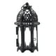 thumbnail image 1 of Portavelas De Candelita De Cristal, Farol De Hierro Forjado, Decoración De Boda Para El Hogar, Negro, 1 of 3