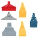 thumbnail image 1 of 6 unids 1/4 hilo plano viento jet aire soplando boquilla spray redondo gris rojo tipo, 1 of 5