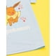 thumbnail image 2 of Camiseta Pokémon para niñas y niños Pikachu Eevee azul 7-8 años, 2 of 3