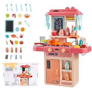 Mekalin - Cocina Juguete Grande Para Niños Regalo Set Juego 36Pcs