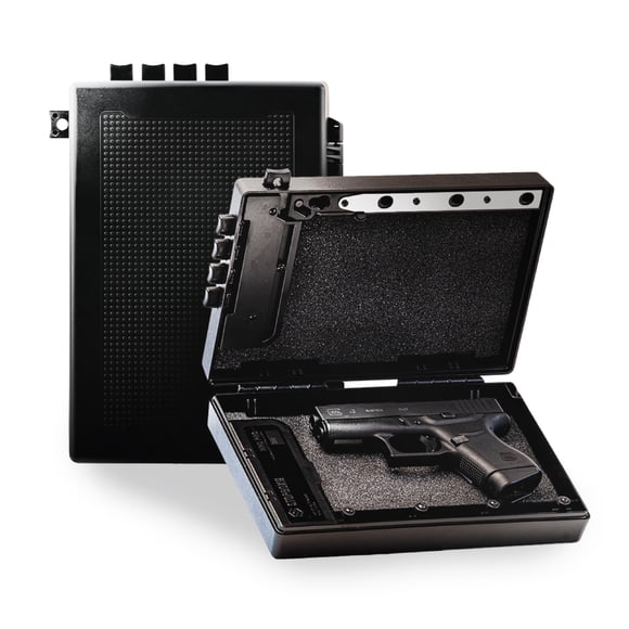 Caja fuerte para armas STOP BOX Pro Compacta Portátil compatible con TSA, paquete de 2