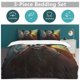 thumbnail image 5 of The Dark KnightCartoon Collection 3-Piece Comforter Set, Personalized Bedding Decor for Kids And Teens Bed Sheets, 5 of 5